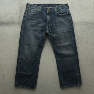 Levi's 569 Jeans Mens Fits 38x29 (Size 38x30) Blue Loose Baggy Straight Denim